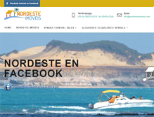Tablet Screenshot of nordesteimoveis.com